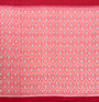 Peach and Red Sambalpuri Handloom Cotton Dress Material
