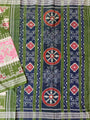Pink, Green and Blue Handloom Cotton Sambalpuri Saree