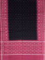 Pink and Black Sambalpuri Handloom Cotton Dress Material