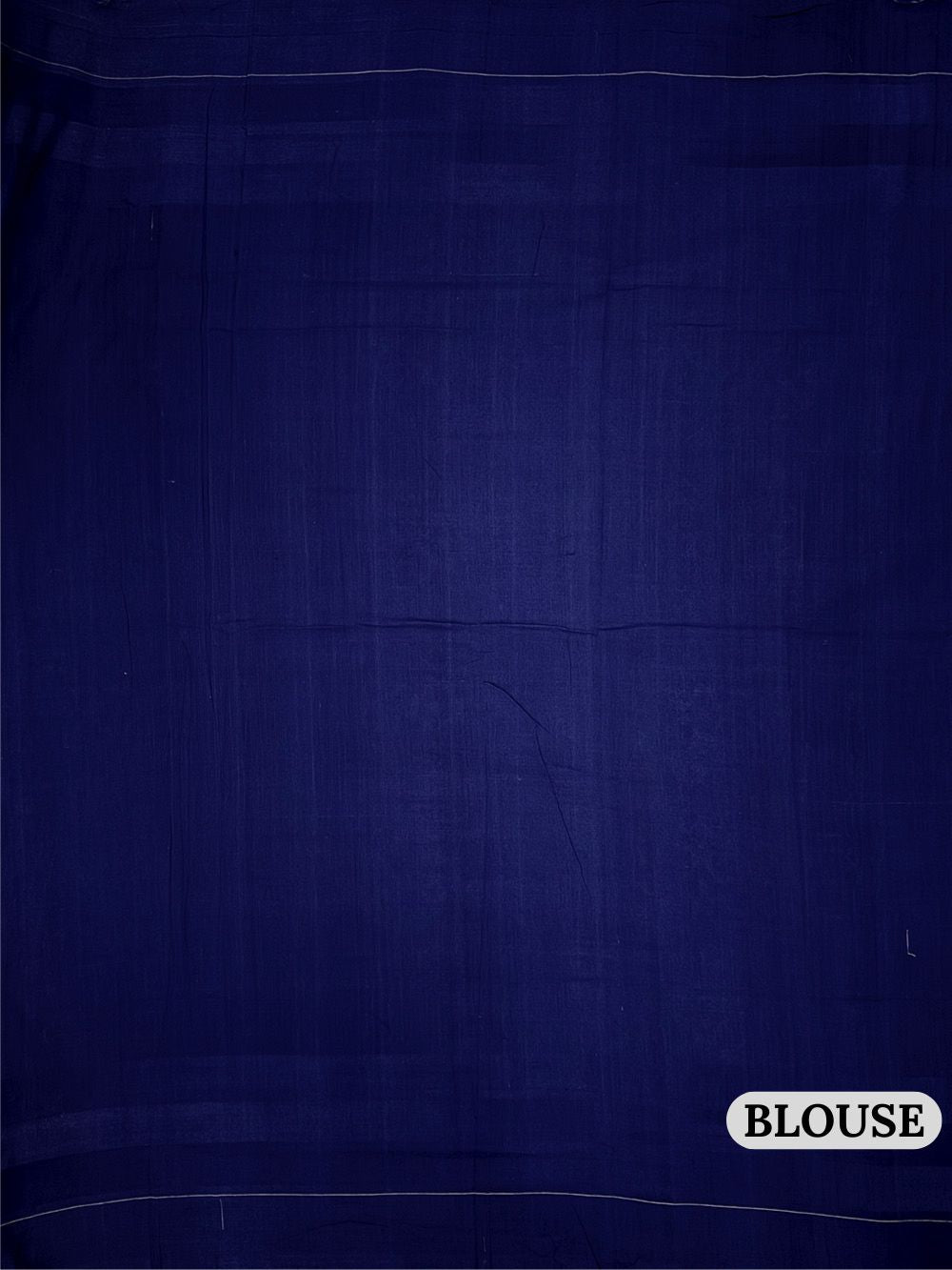 Pink and Navy Blue Sambalpuri Handloom Cotton Saree