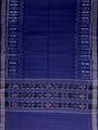 Pink and Navy Blue Sambalpuri Handloom Cotton Dress Material