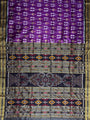 Purple and Black Handloom Khandua Patta Saree