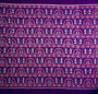Purple and Black Sambalpuri Handloom Cotton Dress Material in Tribal Pattern