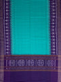 Purple and Teal Sambalpuri Handloom Cotton Dress Material