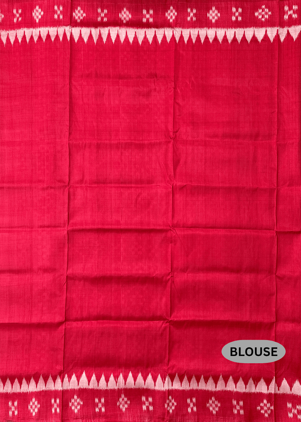 Red Pure Silk Handloom Khandua Patta Saree