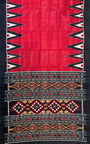 Red and Black Pure Silk Handloom Khandua Patta Saree