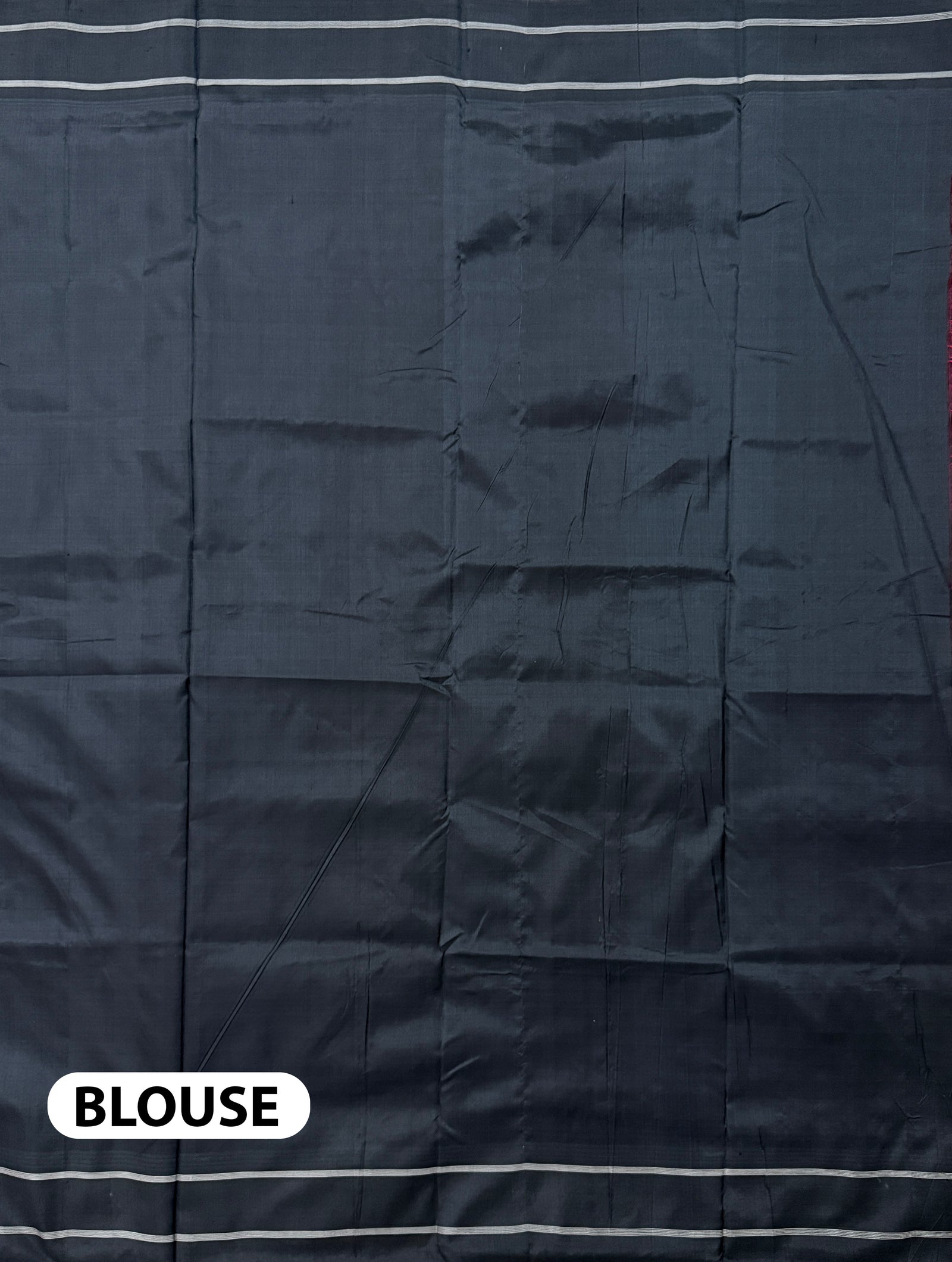 Red and Black Pure Silk Handloom Khandua Patta Saree with Pasapalli Border