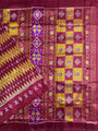 Red and Yellow Handloom Khandua Patta Saree