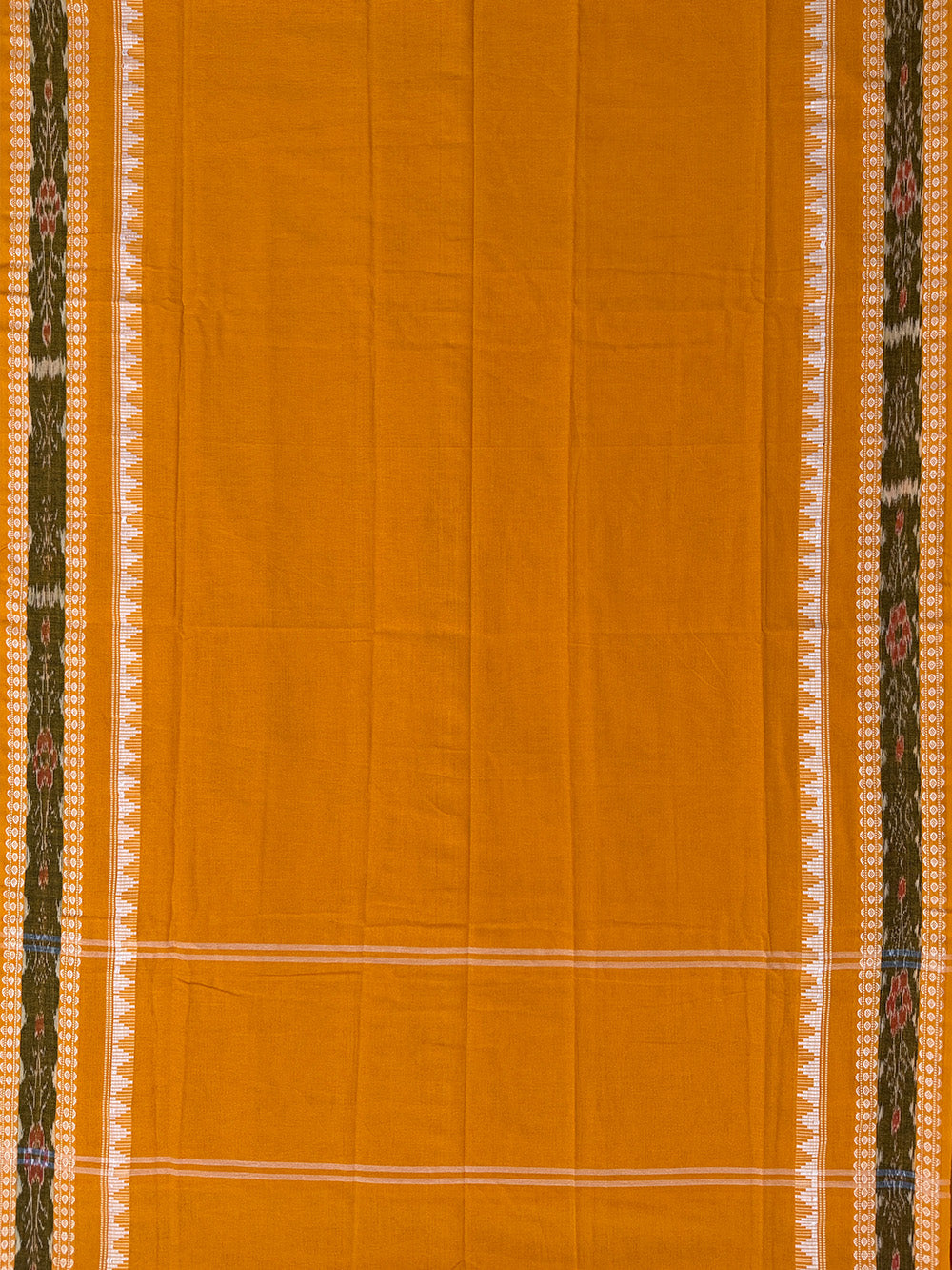 Red and Yellow Nuapatna Handloom Cotton Dress Material