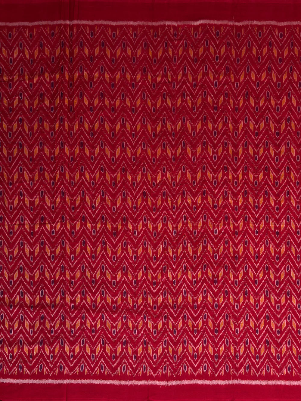 Red and Yellow Sambalpuri Handloom Cotton Dress Material