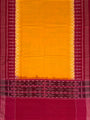 Red and Yellow Tribal Pattern Sambalpuri Handloom Cotton Dress Material