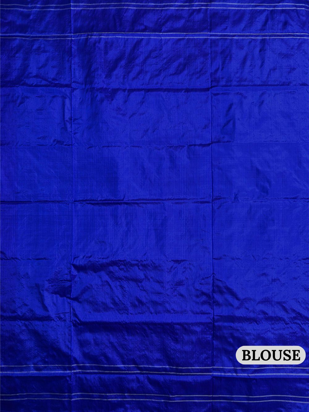 Royal Blue Pochampally Pure Silk Handloom Saree in Ikkat Pattern