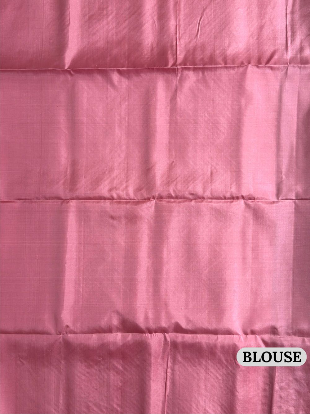 Rustic Pink and Light Pink Pure Silk Kanjivaram Handloom Saree