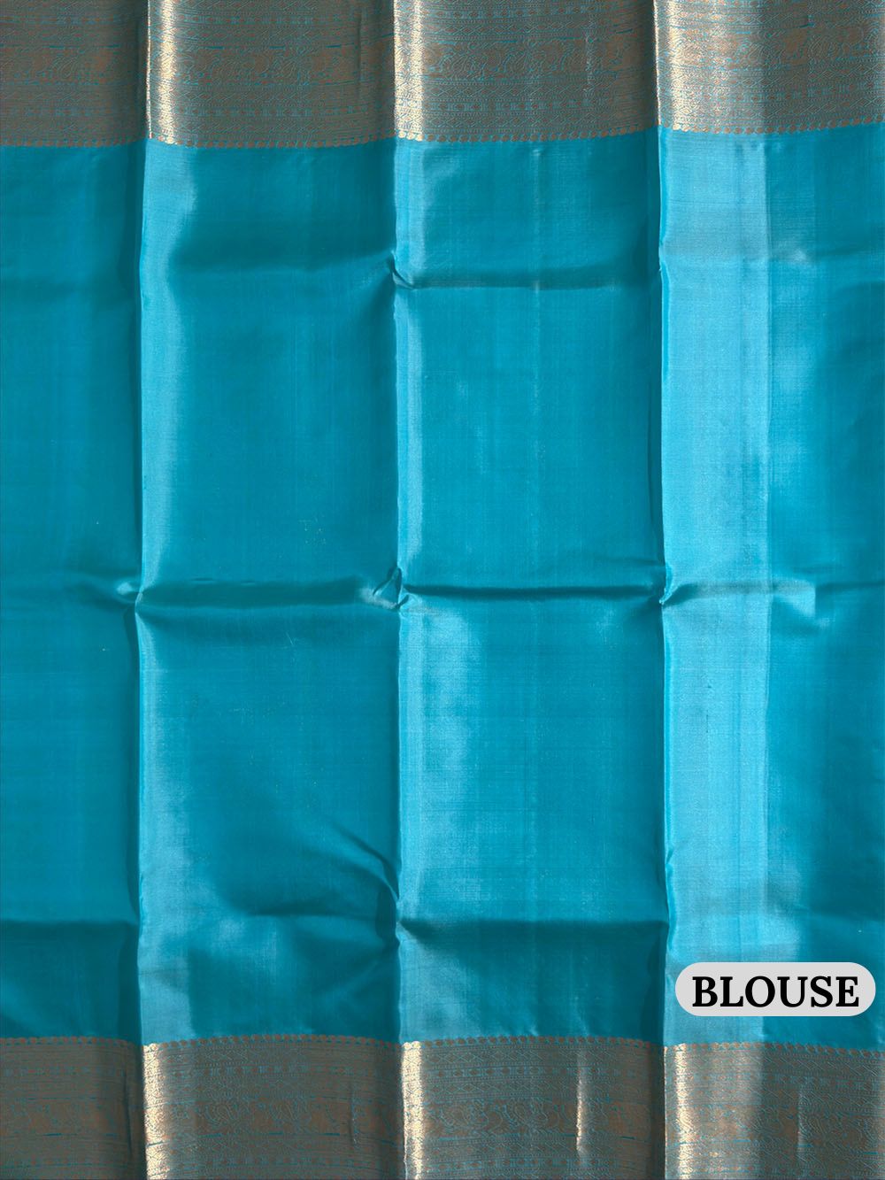 Sea Green Pure Silk Kanjivaram Handloom Saree