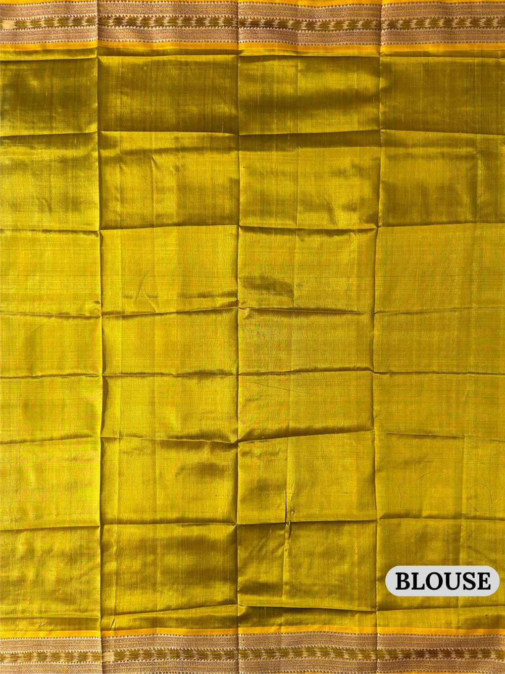 Sky Blue and Yellow Handloom Khandua Patta Saree